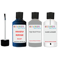 Touch Up Paint For ISUZU ISUZU ( OTHERS ) PACIFIC BLUE Code B68P Scratch Repair