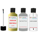 Lacquer metallic paint Porsche Cayman Peridot Metallic Code L2S1 Scratch Repair Kit