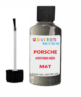 Touch Up Paint For Porsche Carrera Aventurine Green Code M6T Scratch Repair Kit