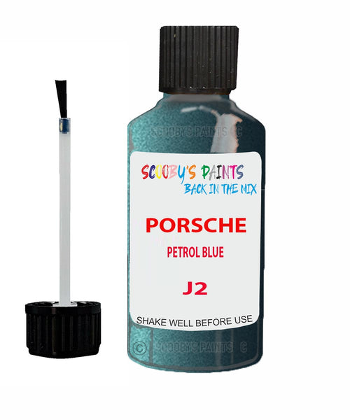 Touch Up Paint For Porsche 911 Petrol Blue Code J2 Scratch Repair Kit