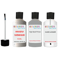 Touch Up Paint For ISUZU ISUZU ( OTHERS ) PLATINUM SILVER Code 926L Scratch Repair