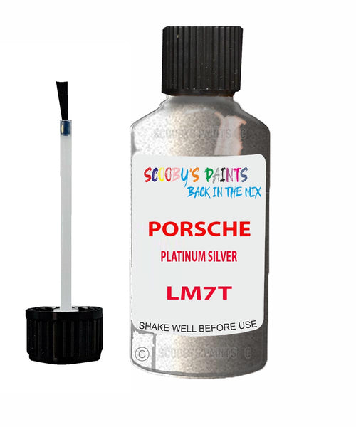 Touch Up Paint For Porsche Cayman Platinum Silver Code Lm7T Scratch Repair Kit