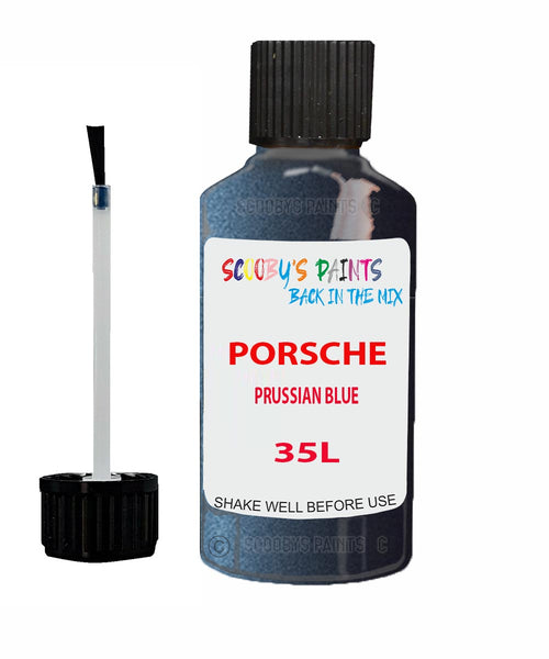 Touch Up Paint For Porsche 911 Prussian Blue Code 35L Scratch Repair Kit