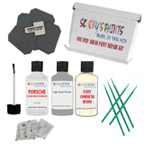 paint scuff chip stone Porsche Carrera Pure White/White Code Lc9A Scratch Repair Kit