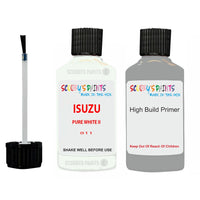 Touch Up Paint For ISUZU PICK UP TRUCK PURE WHITE II Code 811 Scratch Repair