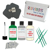 paint scuff chip stone Porsche Boxster Python Green Code Lm6C Scratch Repair Kit