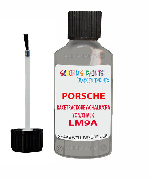 Touch Up Paint For Porsche 718 Racetrackgrey/Chalk/Crayon/Chalk Code Lm9A Scratch Repair Kit