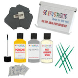 paint scuff chip stone Porsche Gt3 Racing Yellow Code L1S1 Scratch Repair Kit