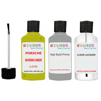 Lacquer metallic paint Porsche 914 Ravenna Green Code L65K Scratch Repair Kit