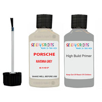 anti rust primer for Porsche 718 Ravenna Grey Code 6107 Scratch Repair Kit