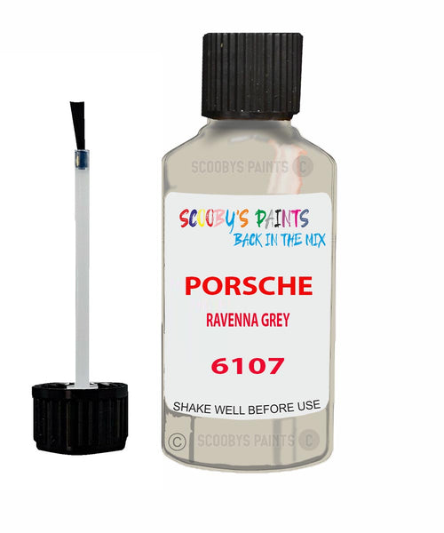 Touch Up Paint For Porsche 718 Ravenna Grey Code 6107 Scratch Repair Kit