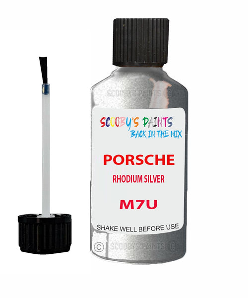 Touch Up Paint For Porsche Boxster Rhodium Silver Code M7U Scratch Repair Kit