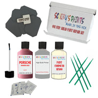 paint scuff chip stone Porsche 968 Rimber Red Code 83Y Scratch Repair Kit