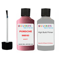 anti rust primer for Porsche 968 Rimber Red Code 83Y Scratch Repair Kit
