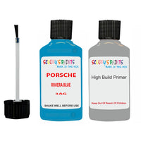 anti rust primer for Porsche Boxster Riviera Blue Code 3Ag Scratch Repair Kit