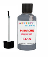 Touch Up Paint For Porsche Cayenne Royal Blue Light Code L48G Scratch Repair Kit