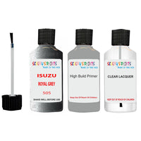 Touch Up Paint For ISUZU D-MAX ROYAL GREY Code 505 Scratch Repair
