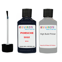 anti rust primer for Porsche 911 Sea Blue Code D3 Scratch Repair Kit