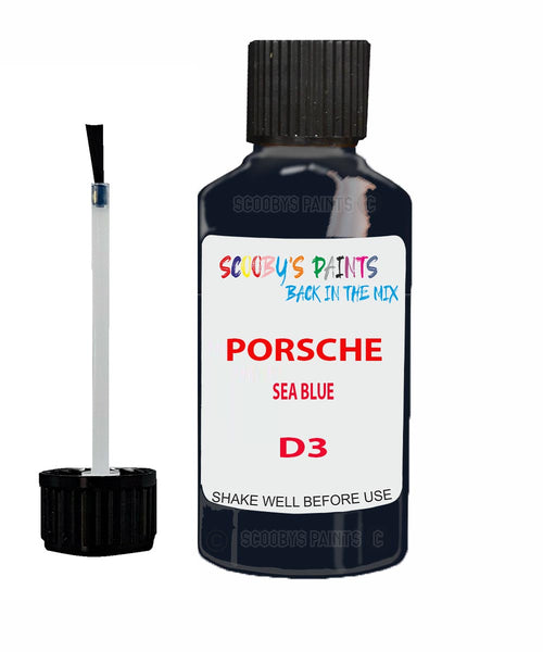 Touch Up Paint For Porsche Cayman Sea Blue Code D3 Scratch Repair Kit
