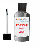 Touch Up Paint For Porsche 911 Carrera Sealgrey Code 6B5 Scratch Repair Kit