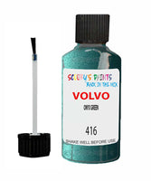 Paint For Volvo 900 Series Onyx Green Code 416 Touch Up Scratch Repair Paint