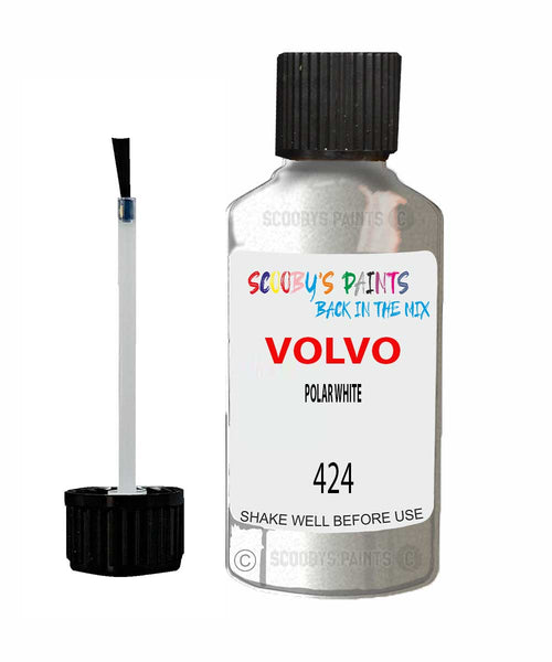 Paint For Volvo 800 Series Polar White Code 424 Touch Up Scratch Repair Paint