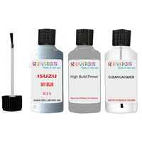 Touch Up Paint For ISUZU TF SKYBLUE Code 823 Scratch Repair