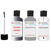 Touch Up Paint For ISUZU RODEO SLATE VIOLET Code 713 Scratch Repair