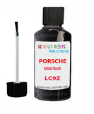 Touch Up Paint For Porsche 911 Turbo Basalt Black Code Lc9Z Scratch Repair Kit