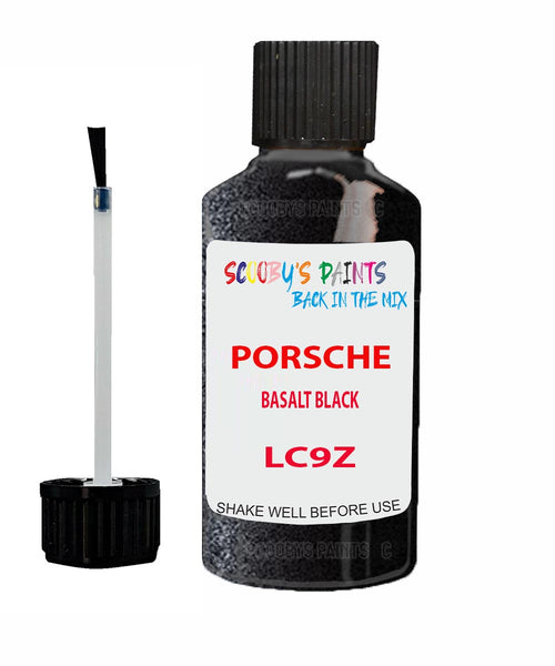 Touch Up Paint For Porsche Gt3 Basalt Black Code Lc9Z Scratch Repair Kit