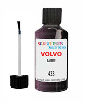 Paint For Volvo 900 Series Blackberry Code 433 Touch Up Scratch Repair Paint