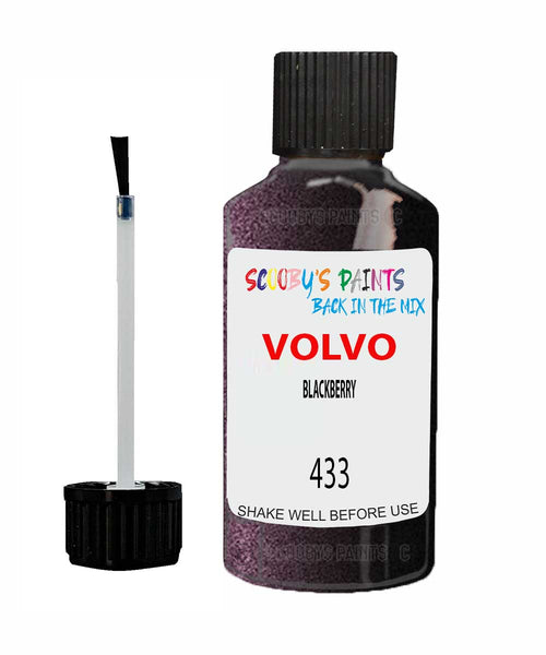 Paint For Volvo 900 Series Blackberry Code 433 Touch Up Scratch Repair Paint