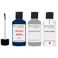 Touch Up Paint For ISUZU ISUZU ( OTHERS ) SPARK BLUE Code 813 Scratch Repair