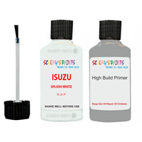 Touch Up Paint For ISUZU MU-X SPLASH WHITE Code 527 Scratch Repair