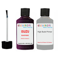 Touch Up Paint For ISUZU D-MAX BLACK ROSE Code WE9885 Scratch Repair