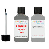 anti rust primer for Porsche Cayenne Steel Gray 03 Code L7A8 Scratch Repair Kit