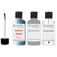 Touch Up Paint For ISUZU ISUZU ( OTHERS ) STEEL BLUE Code 823-1 Scratch Repair