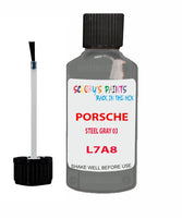 Touch Up Paint For Porsche Cayenne Steel Gray 03 Code L7A8 Scratch Repair Kit