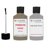 anti rust primer for Porsche 911 Stone Grey Code 5710 Scratch Repair Kit