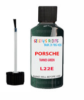 Touch Up Paint For Porsche Carrera Tannes Green Code L22E Scratch Repair Kit