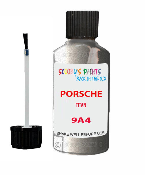 Touch Up Paint For Porsche Carrera Titan Code 9A4 Scratch Repair Kit