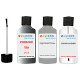Lacquer metallic paint Porsche Cayman Titan Code D7Z Scratch Repair Kit