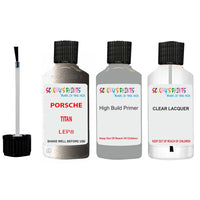 Lacquer metallic paint Porsche Gtr Titan Code Lep8 Scratch Repair Kit