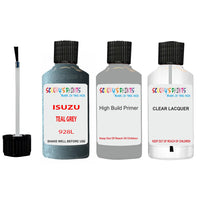 Touch Up Paint For ISUZU ISUZU ( OTHERS ) TEAL GREY Code 928L Scratch Repair