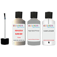 Touch Up Paint For ISUZU ISUZU ( OTHERS ) BLOND GRAY Code 704 Scratch Repair