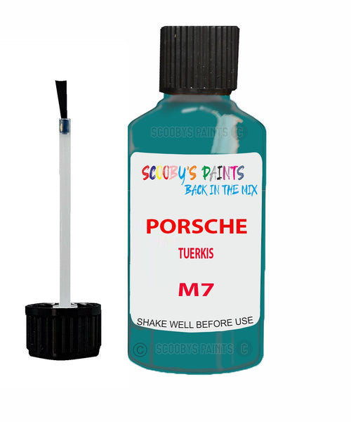 Touch Up Paint For Porsche 911 Tuerkis Code M7 Scratch Repair Kit