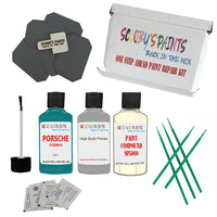 paint scuff chip stone Porsche 911 Tuerkis Code M7 Scratch Repair Kit