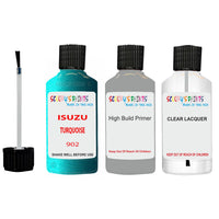 Touch Up Paint For ISUZU ISUZU ( OTHERS ) TURQUOISE Code 902 B034 Scratch Repair