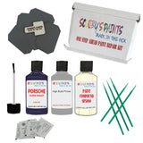 paint scuff chip stone Porsche 911 Ultra Violet Code Lm4A Scratch Repair Kit