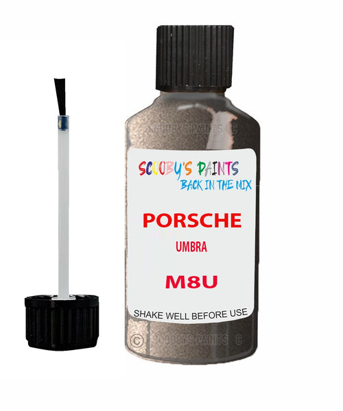 Touch Up Paint For Porsche Cayenne S Hybrid Umbra Code M8U Scratch Repair Kit